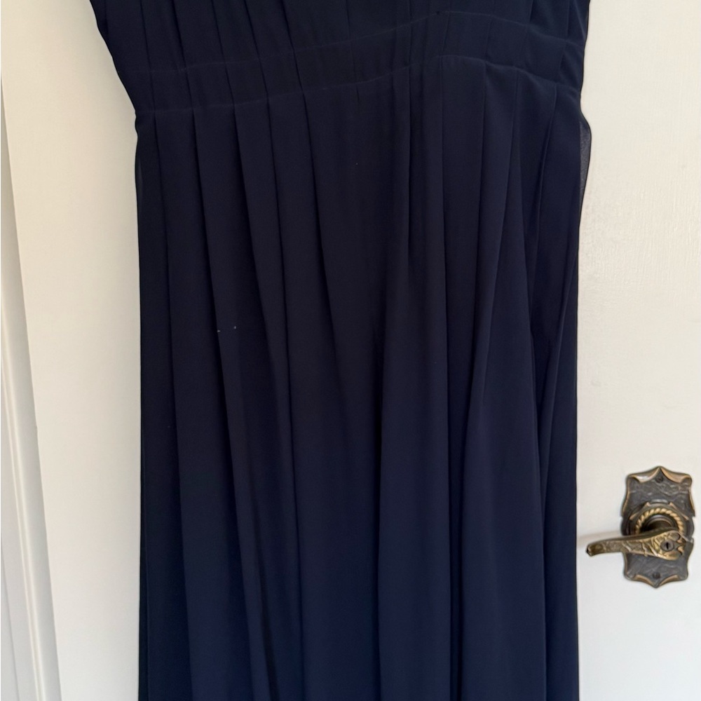 Elegant Navy Blue Women's Dress